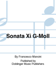 Sonata XI g-moll