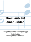 Drei Laub auf einer Linden