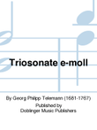 Triosonate e-moll mini preview
