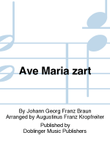 Ave Maria zart