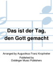 Das ist der Tag, den Gott gemacht