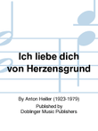 Ich liebe dich von Herzensgrund