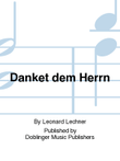 Danket dem Herrn