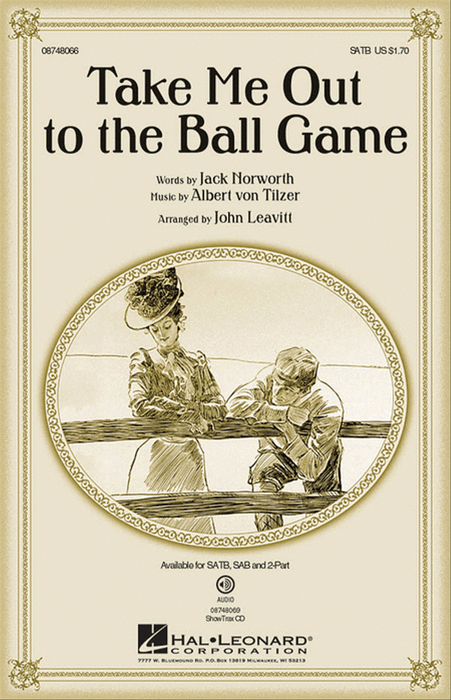 Take Me Out to the Ball Game 4-Part scores gallery preview page 1