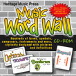 Music Word Wall CD mini preview