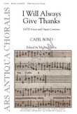 I Will Always Give Thanks