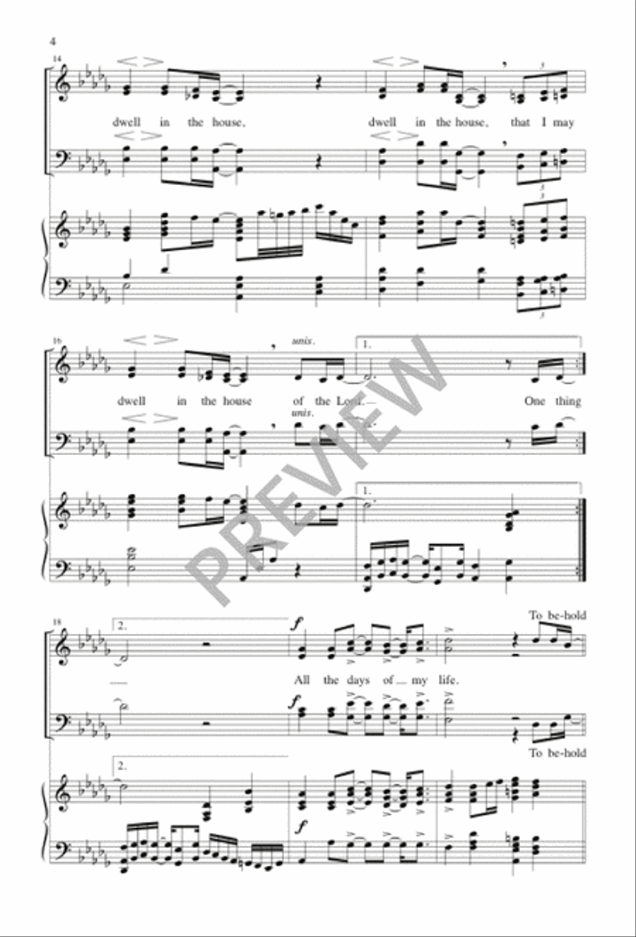 Dwell in the House Dwell in the House 4-Part scores gallery preview page 4
