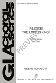 Rejoice! The Lord Is King! mini preview