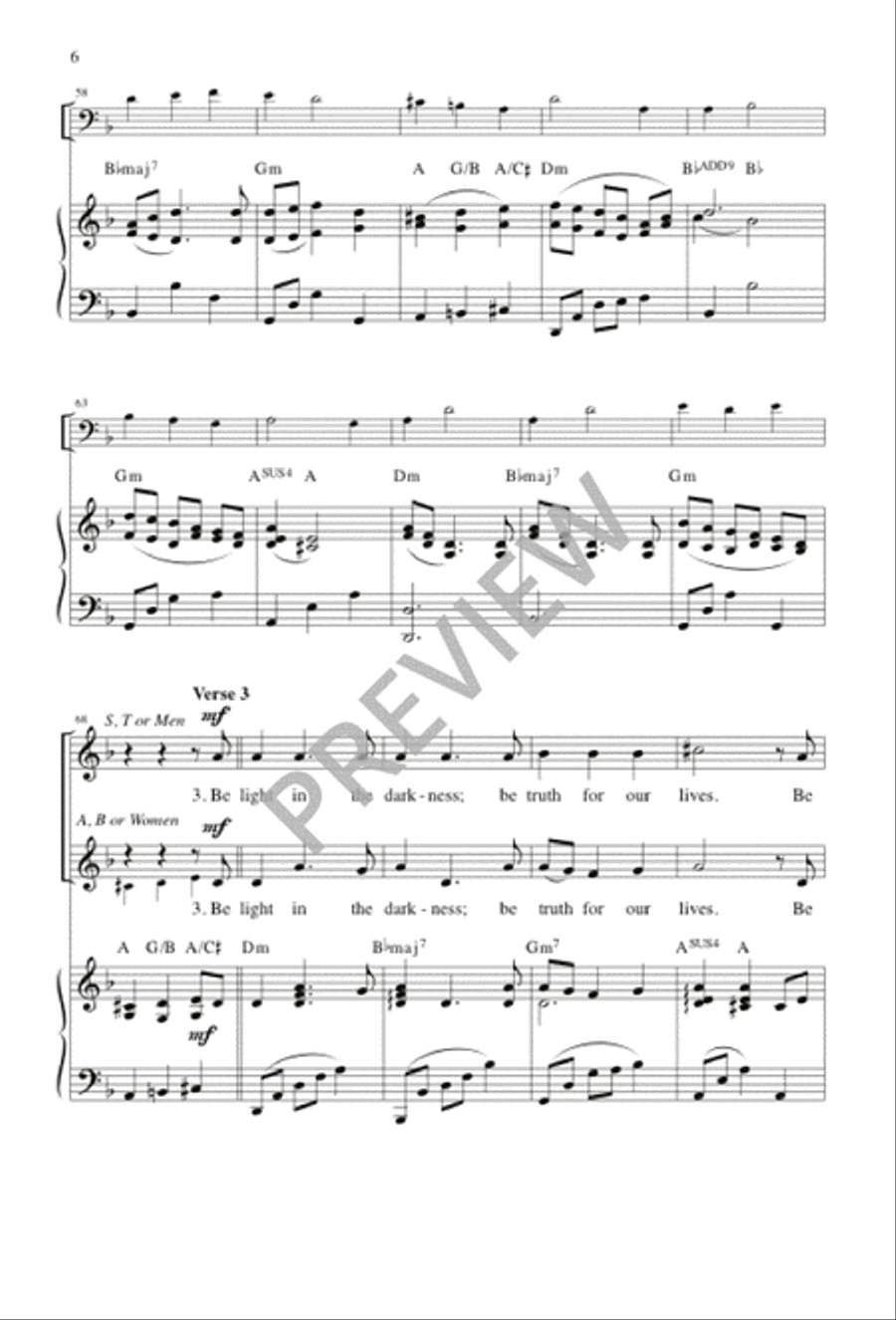 Comfort, My People Comfort, My People 2-Part scores gallery preview page 6