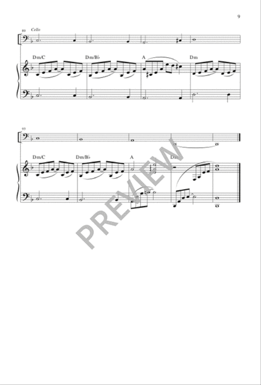 Comfort, My People Comfort, My People 2-Part scores gallery preview page 9
