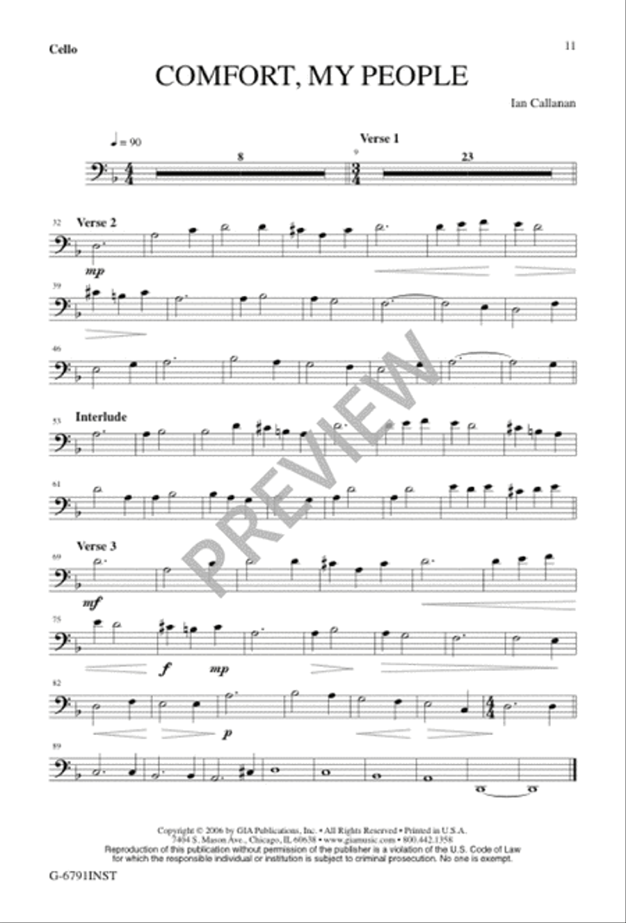 Comfort, My People Comfort, My People 2-Part scores gallery preview page 10