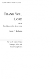 Thank You, Lord - Instrument edition