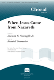 When Jesus Came from Nazareth - Instrument edition