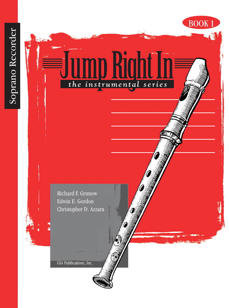Jump Right In: Student Book 1 - Soprano Recorder (Book with MP3s) Soprano Recorder scores gallery preview page 1