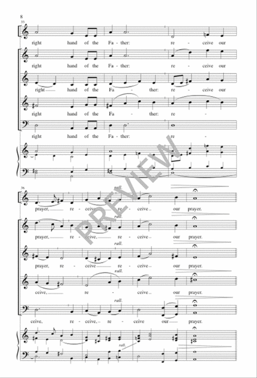 A Community Mass - Choral / Accompaniment edition A Community Mass - Choral / Accompaniment edition 4-Part scores gallery preview page 10