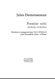 Premier Solo : Andante et Bolero