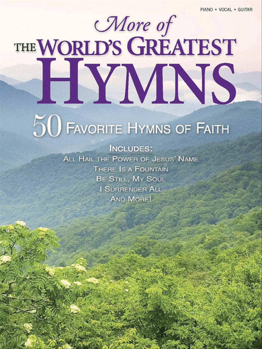 More of the World's Greatest Hymns Piano, Vocal, Guitar scores gallery preview page 1