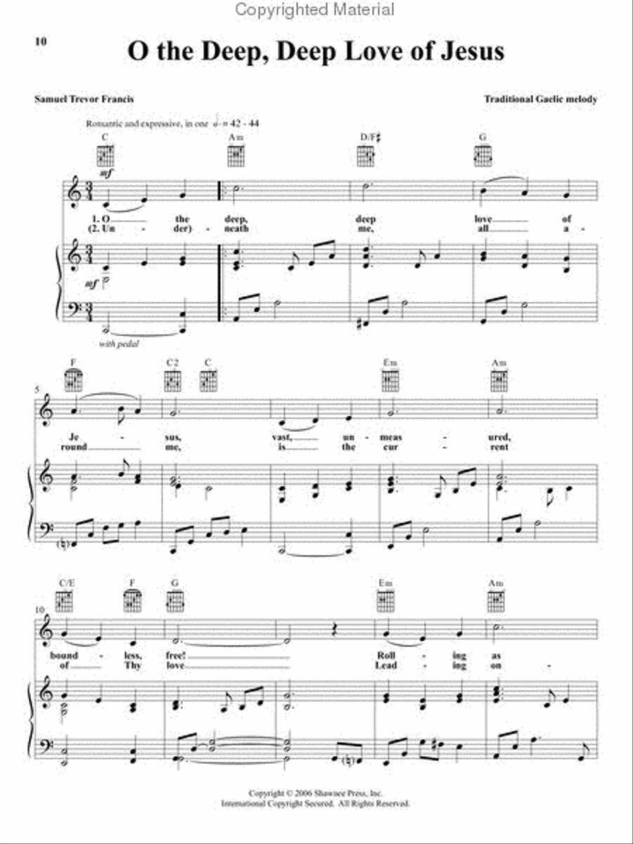 More of the World's Greatest Hymns Piano, Vocal, Guitar scores gallery preview page 2