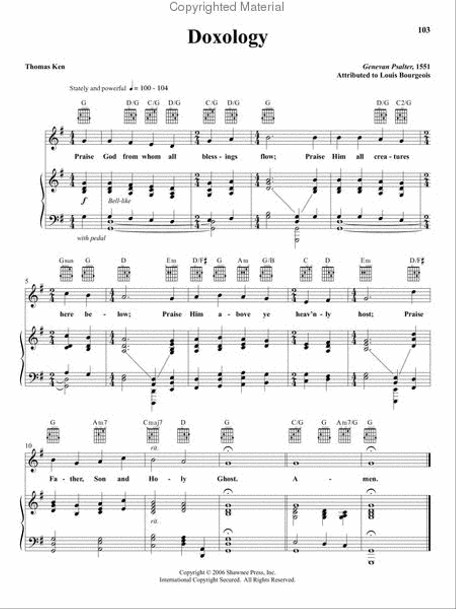 More of the World's Greatest Hymns Piano, Vocal, Guitar scores gallery preview page 3
