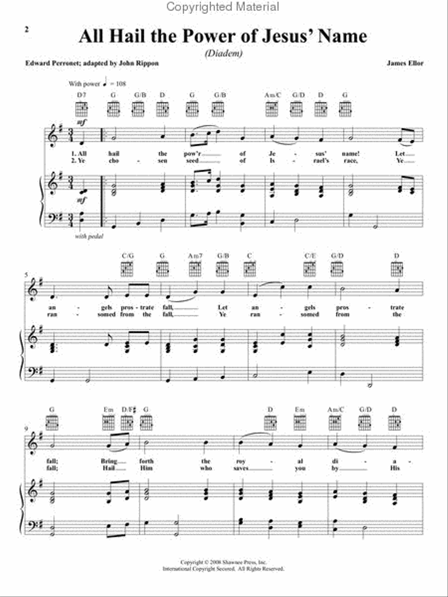 More of the World's Greatest Hymns Piano, Vocal, Guitar scores gallery preview page 4