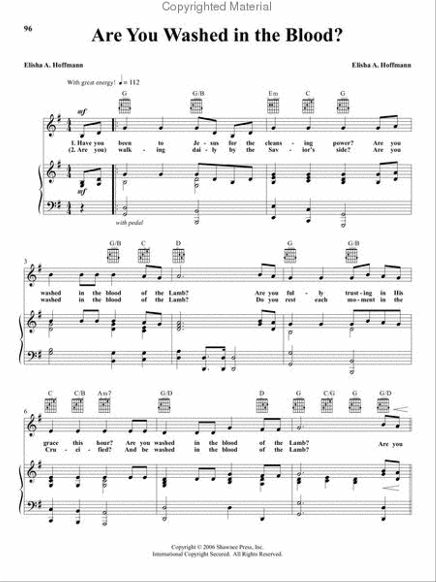 More of the World's Greatest Hymns Piano, Vocal, Guitar scores gallery preview page 5