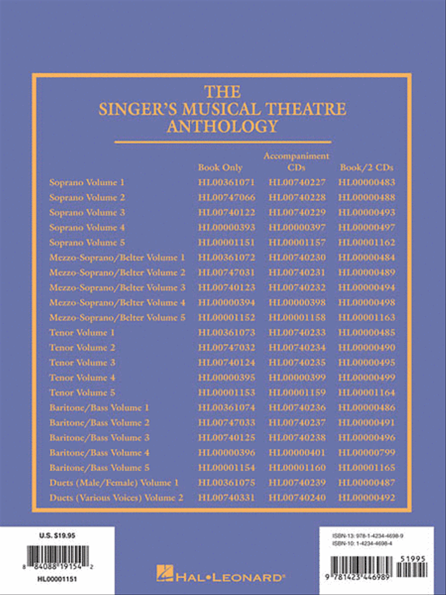 The Singer's Musical Theatre Anthology – Volume 5 Voice Solo scores gallery preview page 2