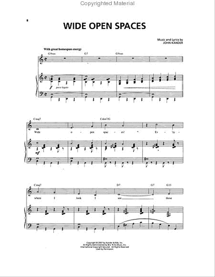 Curtains Piano, Vocal, Guitar scores gallery preview page 2