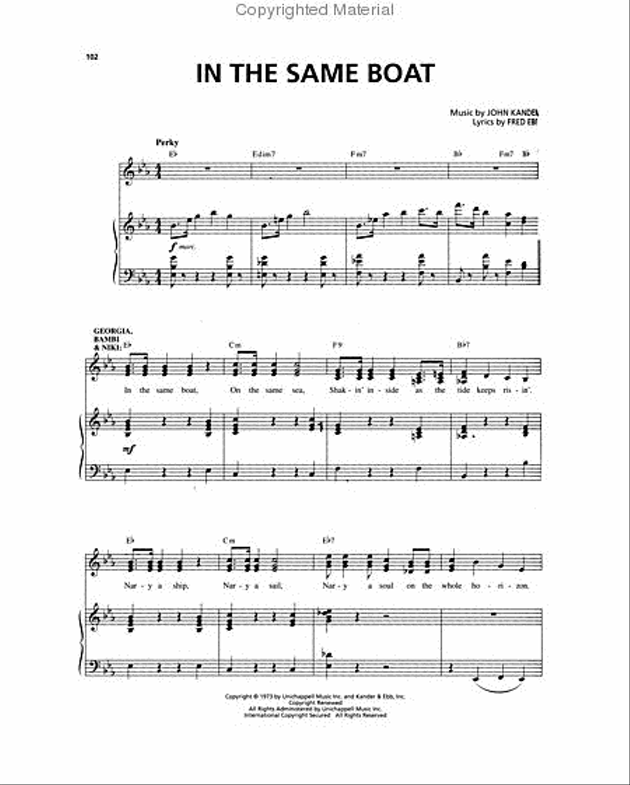 Curtains Piano, Vocal, Guitar scores gallery preview page 4