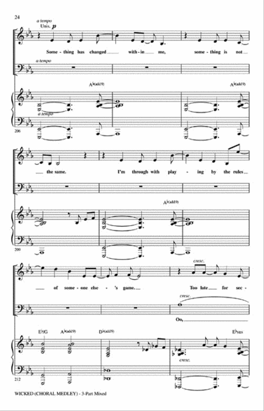 Wicked 3-Part scores gallery preview page 5