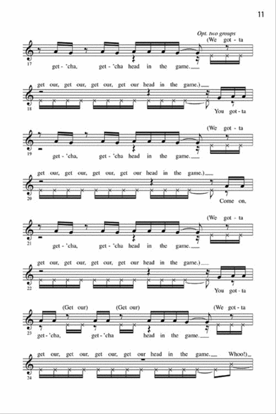 Let's All Sing Songs from Disney's High School Musical Choir scores gallery preview page 5