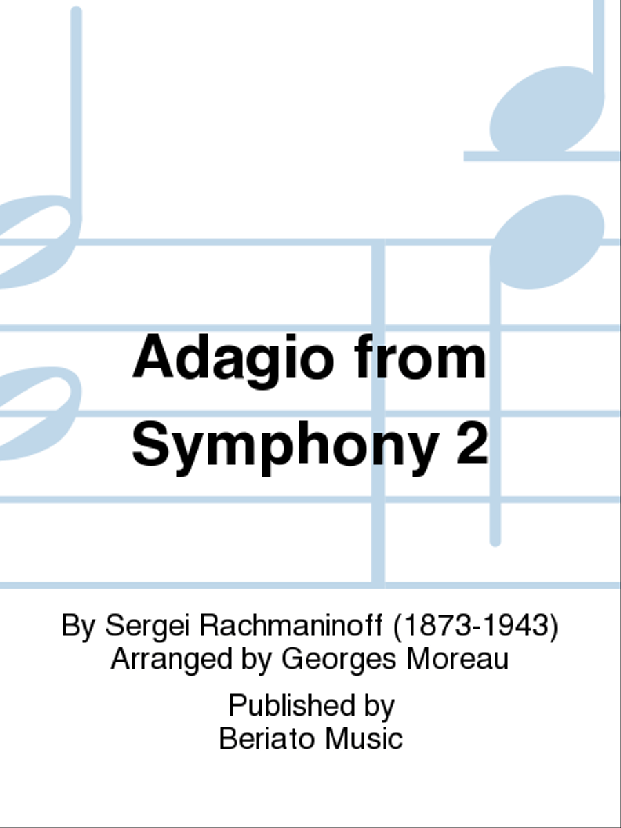 Adagio from Symphony 2 Concert Band scores gallery preview page 1