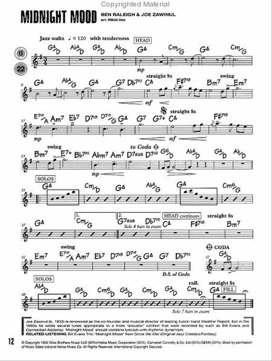 Jazz Flute Tunes Level/Grade 3/Score + Part + CD Flute Solo scores gallery preview page 2