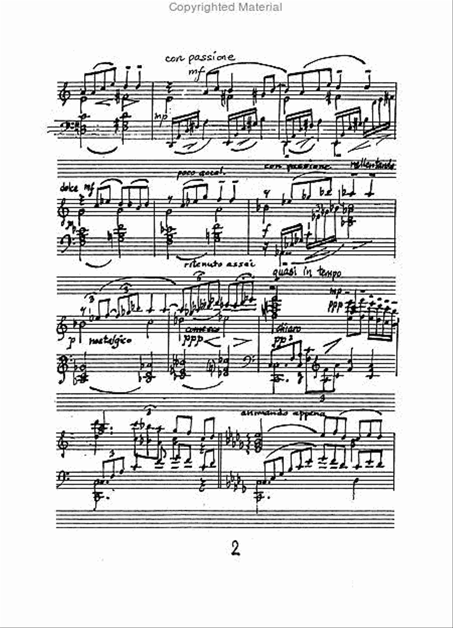 Portrait of Madame Butterfly (An Operatic Sonata-Fantasy on Themes from Puccini) Piano Solo scores gallery preview page 3