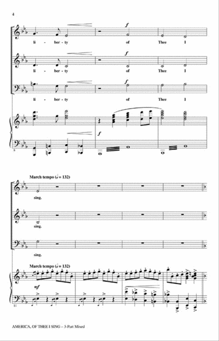 America, of Thee I Sing Choir scores gallery preview page 3