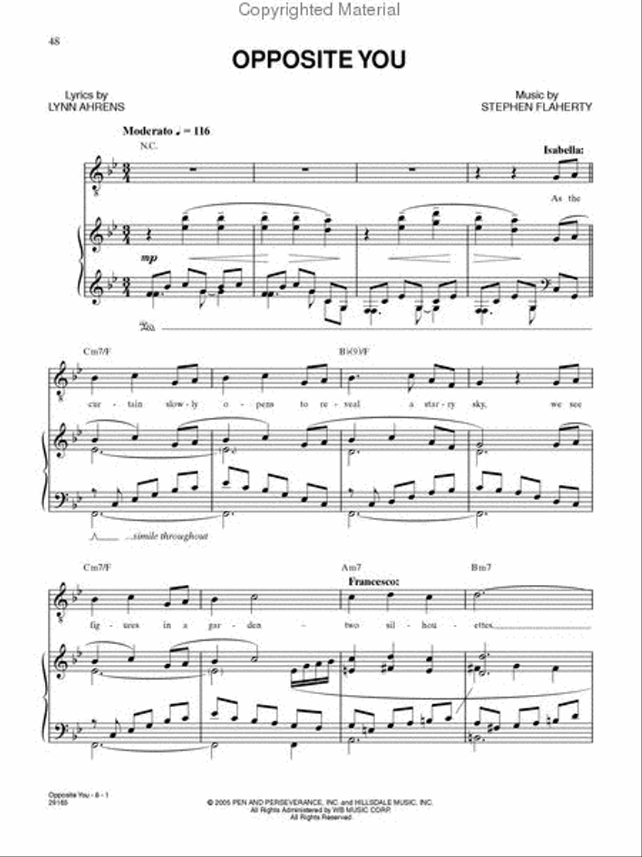 The Glorious Ones Piano, Vocal, Guitar scores gallery preview page 2