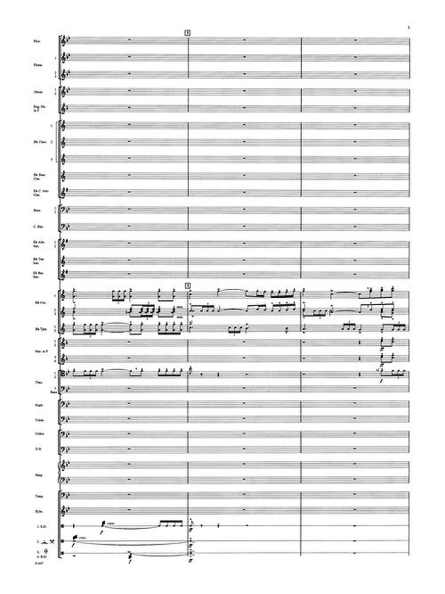 Symphonic Overture Symphonic Overture Concert Band scores gallery preview page 4