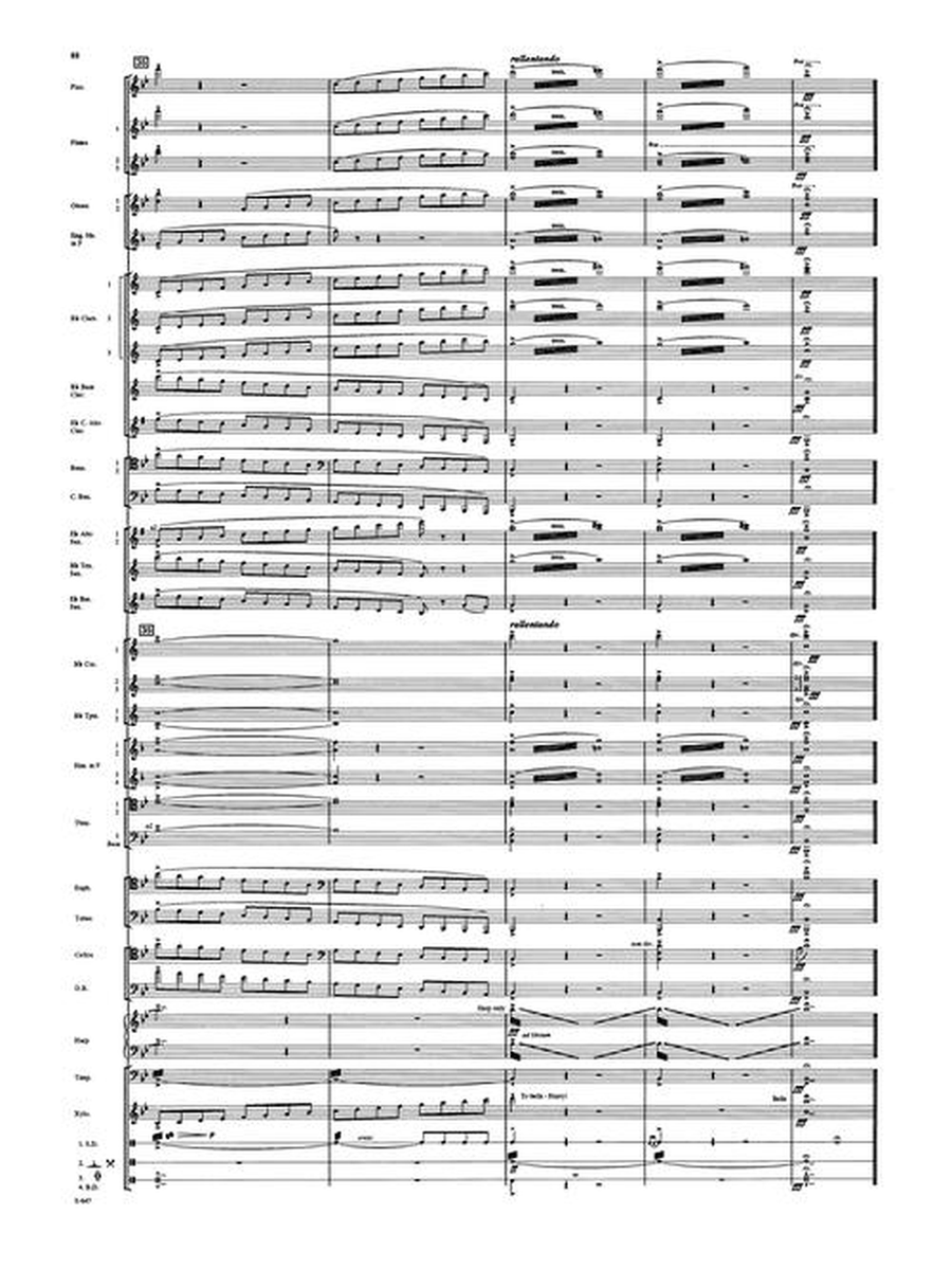 Symphonic Overture Symphonic Overture Concert Band scores gallery preview page 5
