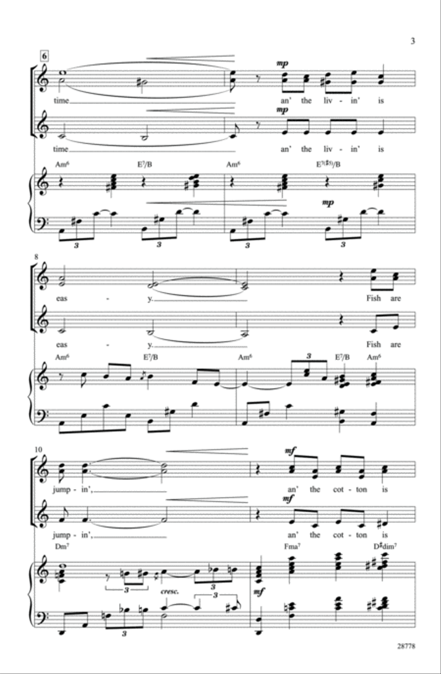 Summertime Summertime Women's Choir scores gallery preview page 3