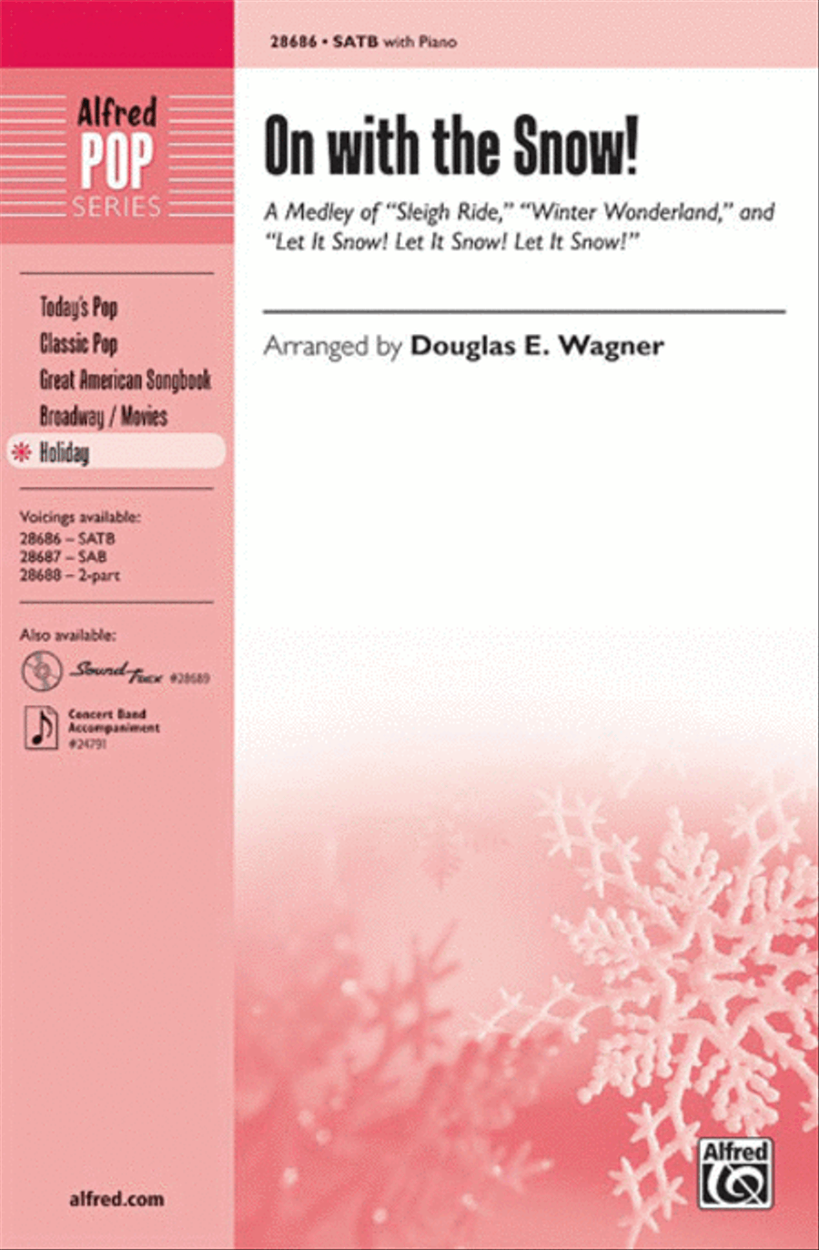 On with the Snow! (A Medley) 4-Part scores gallery preview page 1