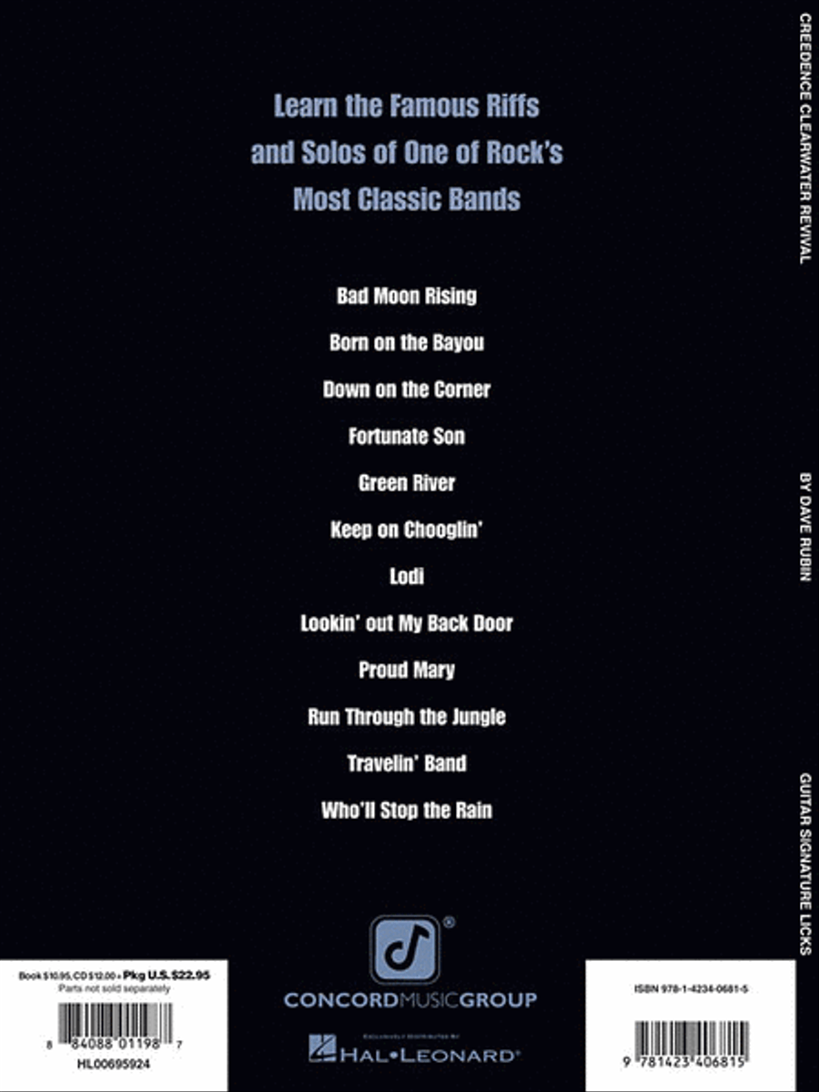 Creedence Clearwater Revival Electric Guitar scores gallery preview page 3