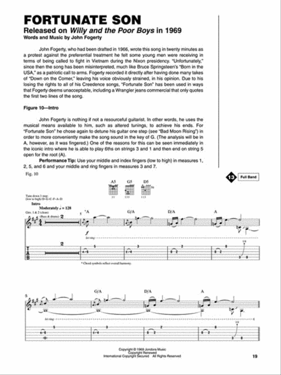 Creedence Clearwater Revival Electric Guitar scores gallery preview page 5