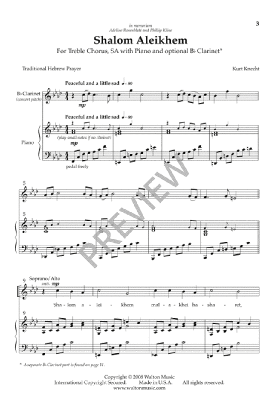 Shalom Aleikhem Shalom Aleikhem SA scores gallery preview page 2