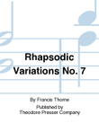 Rhapsodic Variations No. 7