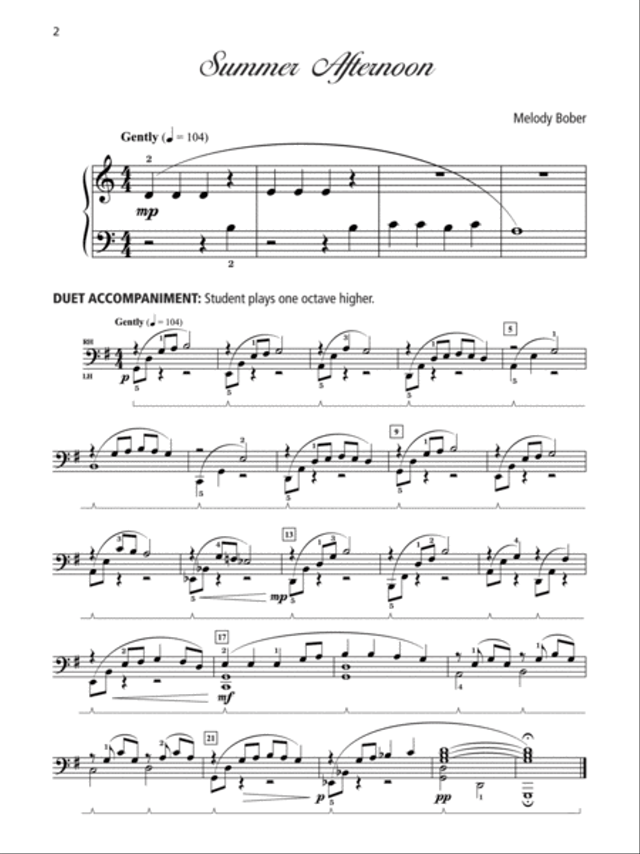 Grand Solos for Piano, Book 1 Easy Piano scores gallery preview page 2