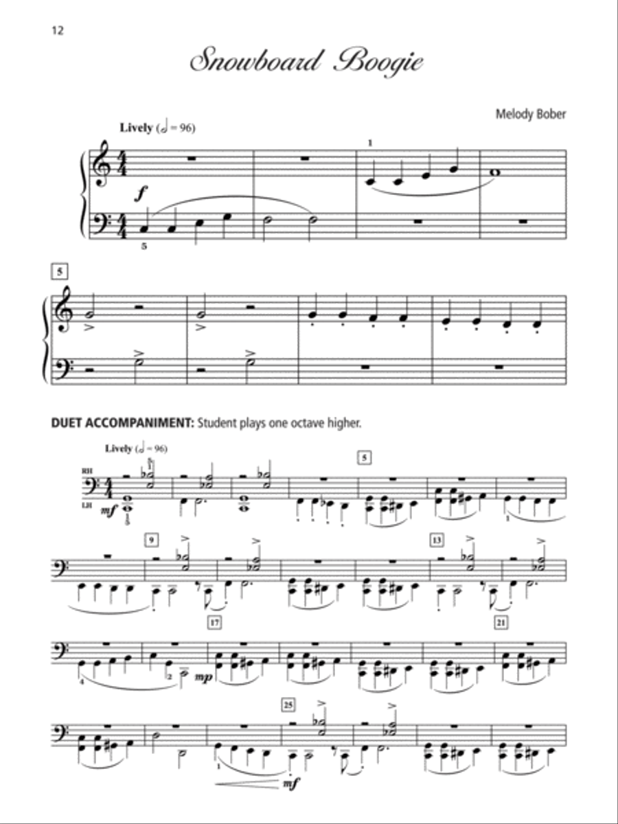 Grand Solos for Piano, Book 1 Easy Piano scores gallery preview page 4