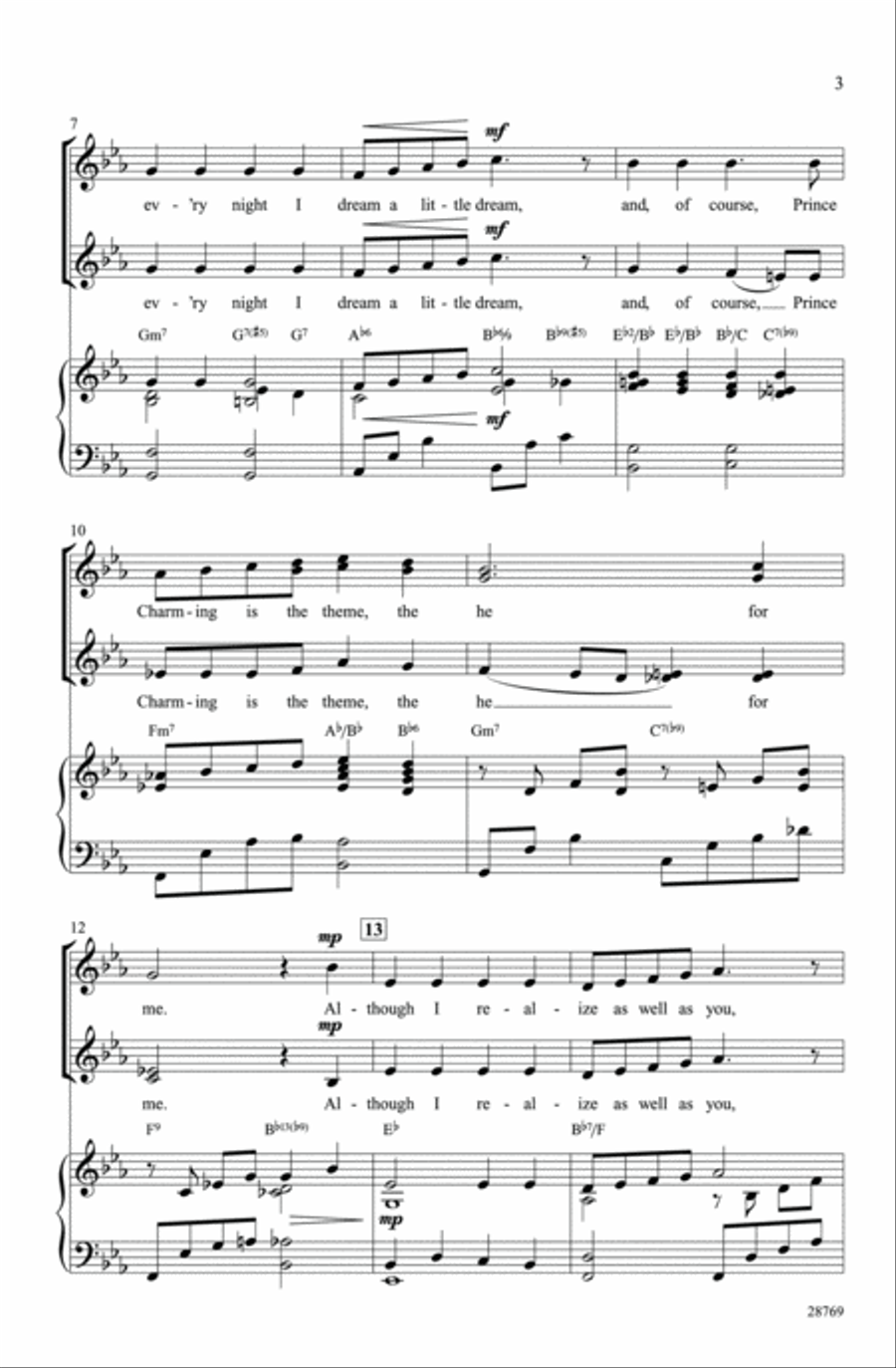 The Man I Love The Man I Love Women's Choir scores gallery preview page 3