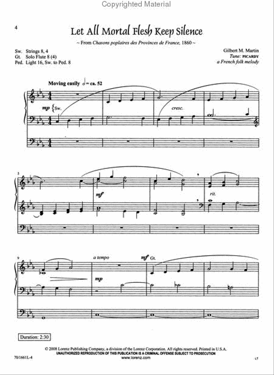 Joyeux Noël! Organ Solo scores gallery preview page 2