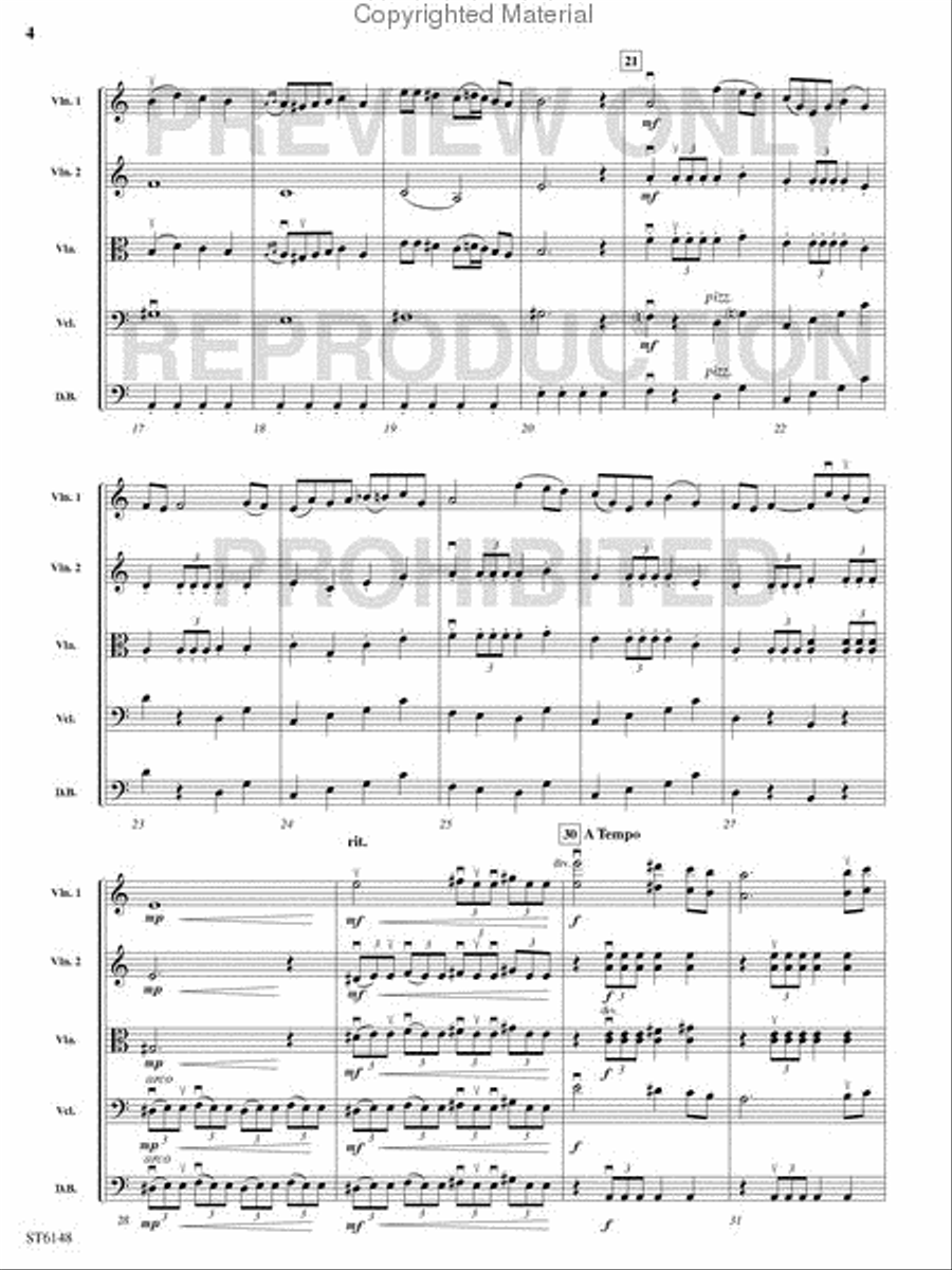Marche Slav Marche Slav String Orchestra scores gallery preview page 3