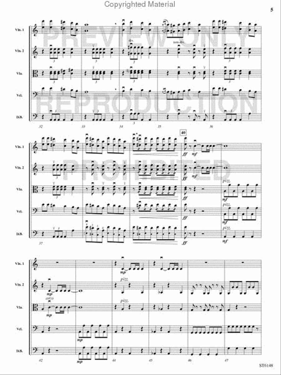Marche Slav Marche Slav String Orchestra scores gallery preview page 4