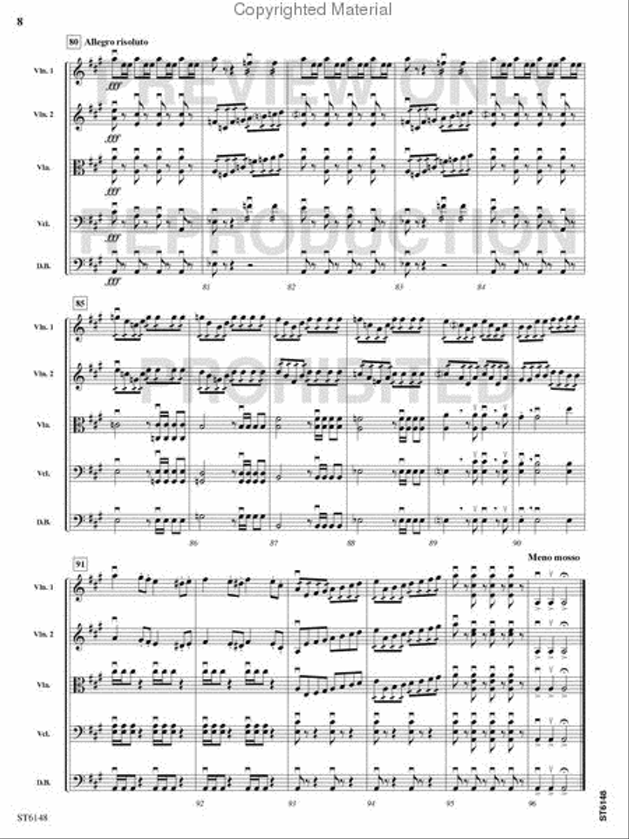 Marche Slav Marche Slav String Orchestra scores gallery preview page 7